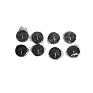 Small Pocket Compass 8 Pack NEW 2 Inch Outdoor Hiking Scout Classroom Navigation